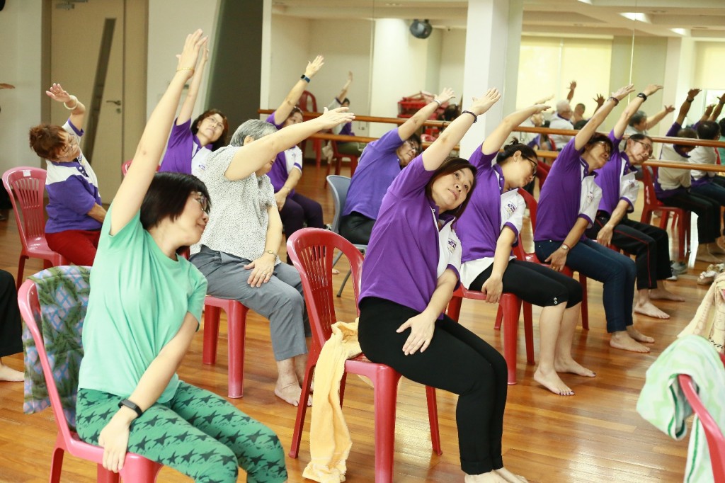 Chair Yoga Class | Workplacehealth.sg